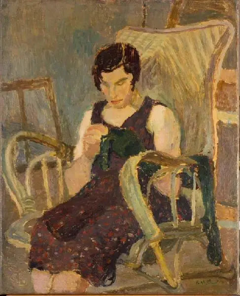 Kvinne kusine - Édouard Vuillard