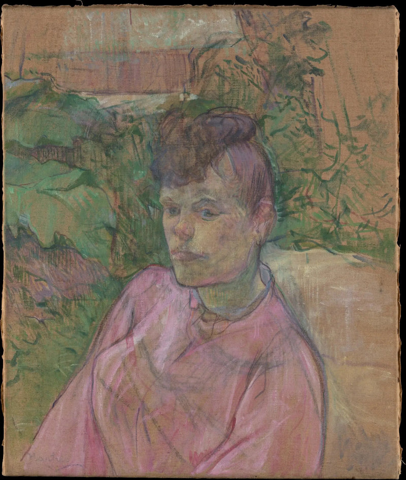 Kvinne i hagen til Monsieur Forest - Henri de Toulouse-Lautrec