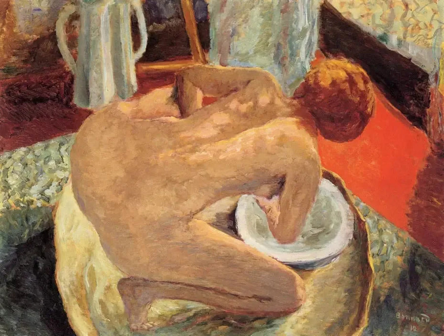 Kvinne i et bad - Pierre Bonnard