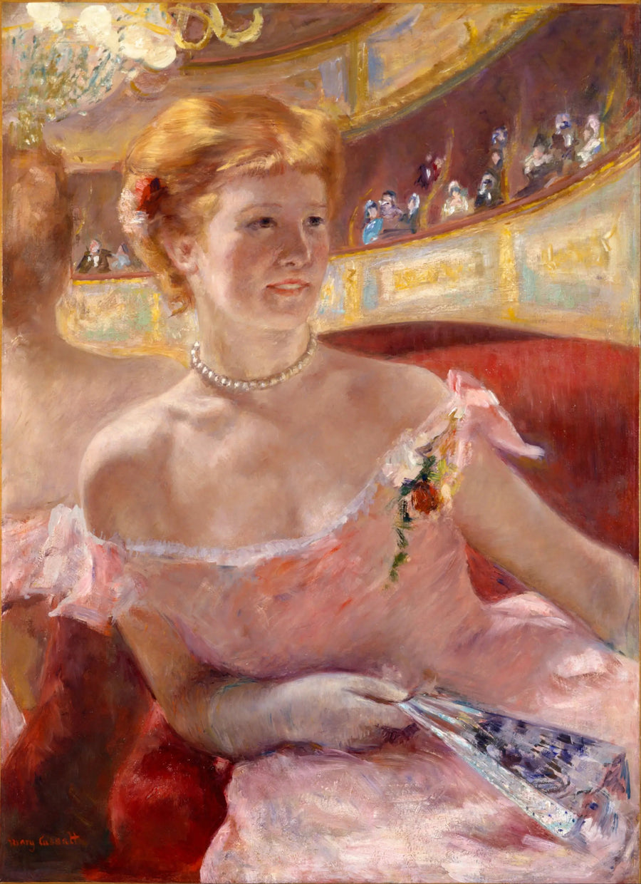 Kvinne i en loge - Mary Cassatt