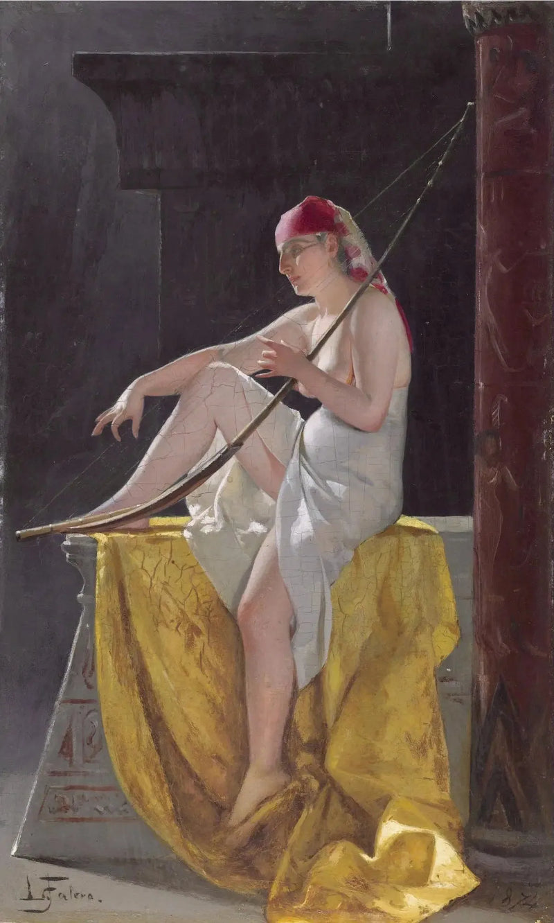 Egyptisk kvinne med en harpe - Luis Ricardo Falero

Source:
Femme égyptienne avec une harpe - Luis Ricardo Falero