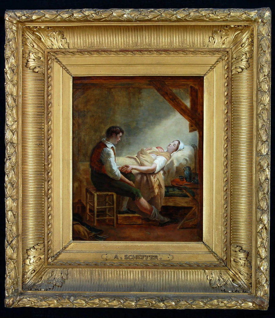 Kvinne i bleier - Ary Scheffer