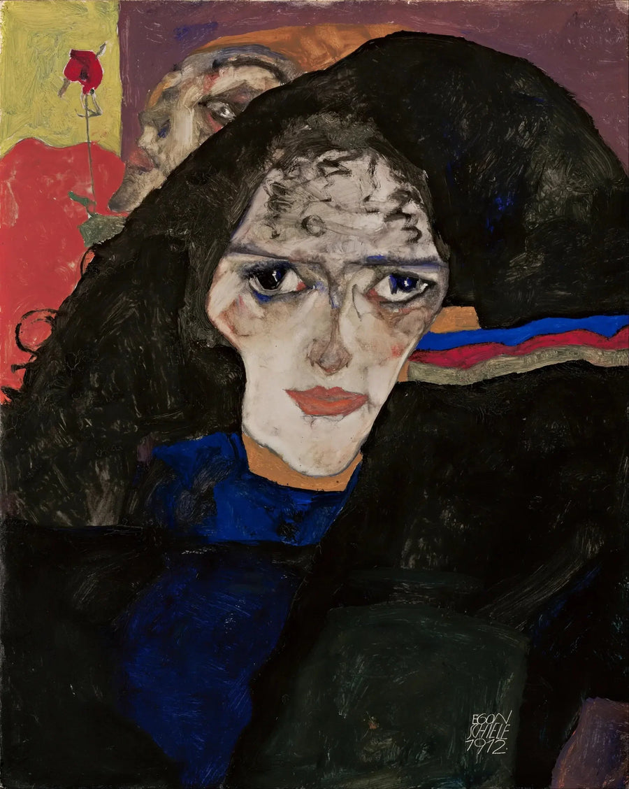 Kvinne i sorg - Egon Schiele