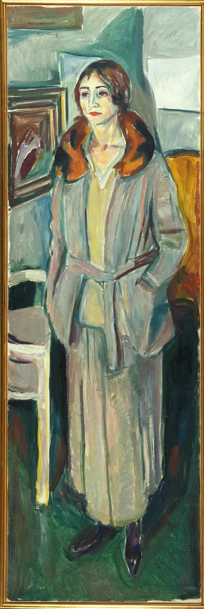Kvinne i grått - Edvard Munch