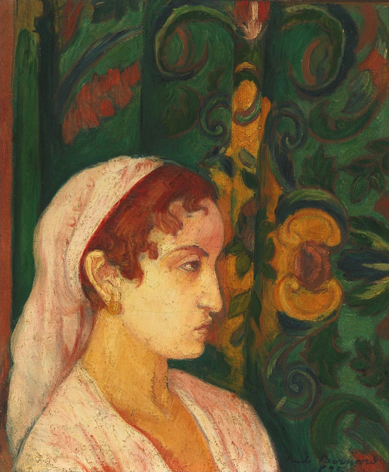 Kvinne i profil - Émile Bernard