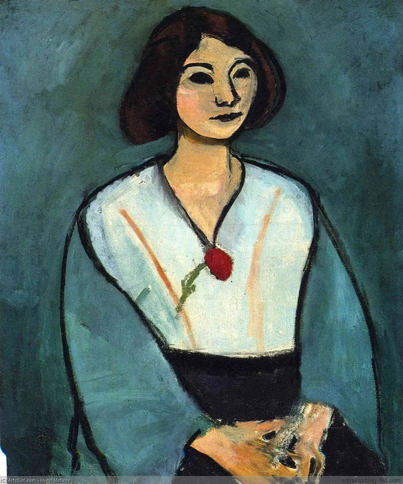 Kvinne i grønt - Henri Matisse