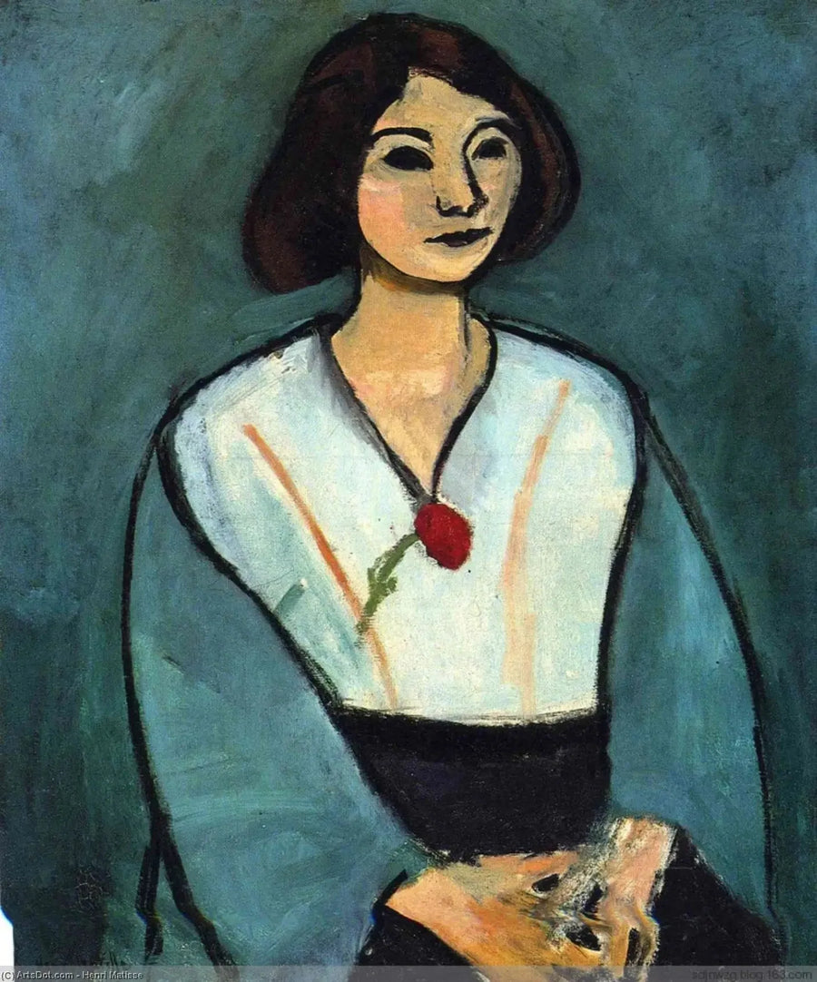 Kvinne i grønt - Henri Matisse