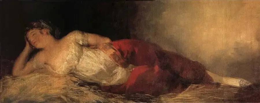 Sovende kvinne - Francisco de Goya