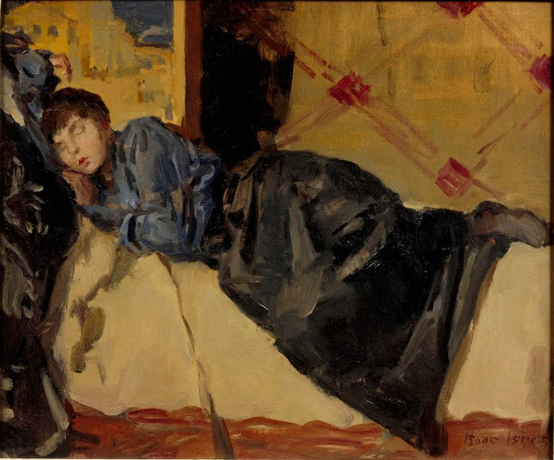 søvnig kvinne - Isaac Israels