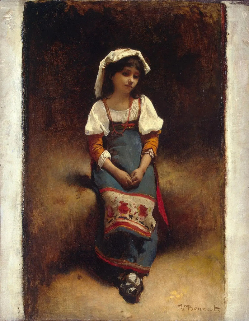 Italiensk kvinne - Léon Bonnat