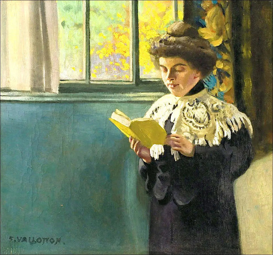 Kvinne som leser ved vinduet - Félix Vallotton

Source:
Femme lisant à la fenêtre - Félix Vallotton
