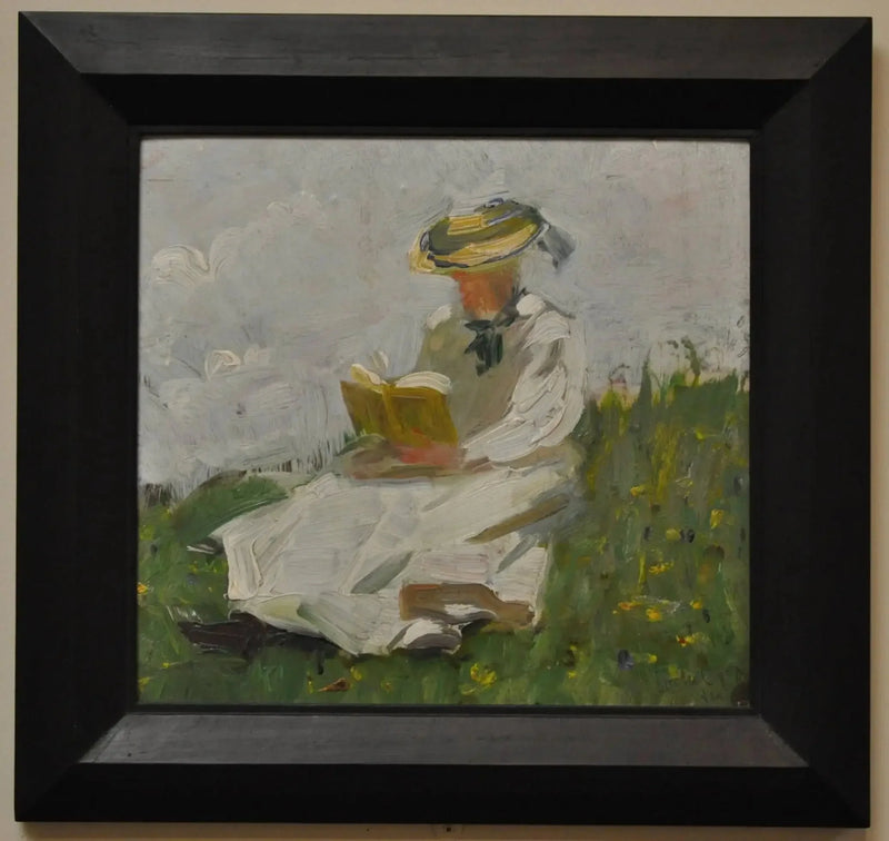Kvinne som leser i grønt - Franz Marc