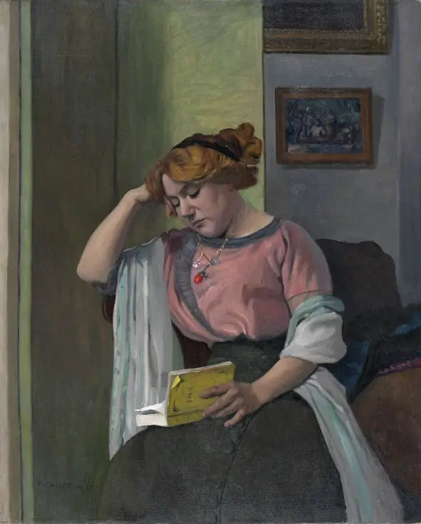 Kvinne som leser innendørs - Félix Vallotton

Source:
Femme lisant dans un intérieur - Félix Vallotton