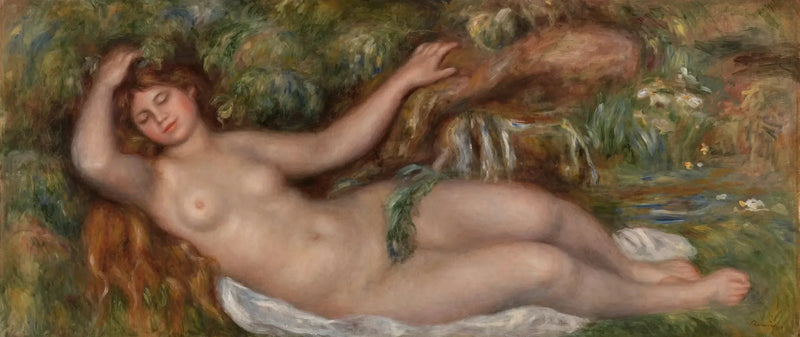 Naken kvinne liggende - Pierre-Auguste Renoir