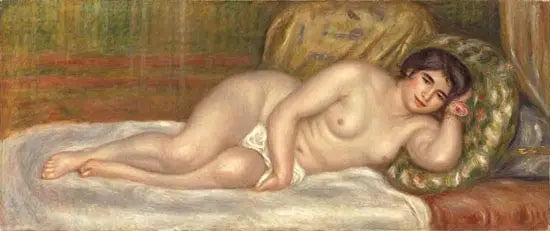 Femme nue couchée - Pierre-Auguste Renoir image 1 copie peinte à la main à l’huile