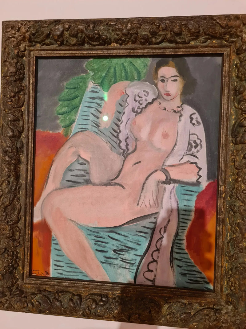 Naken kvinne i drapering - Henri Matisse