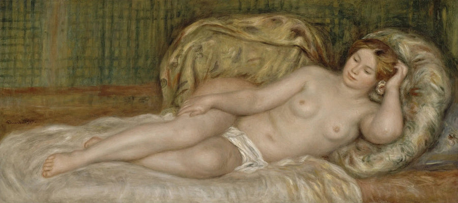 Naken kvinne (sovende) - Pierre-Auguste Renoir