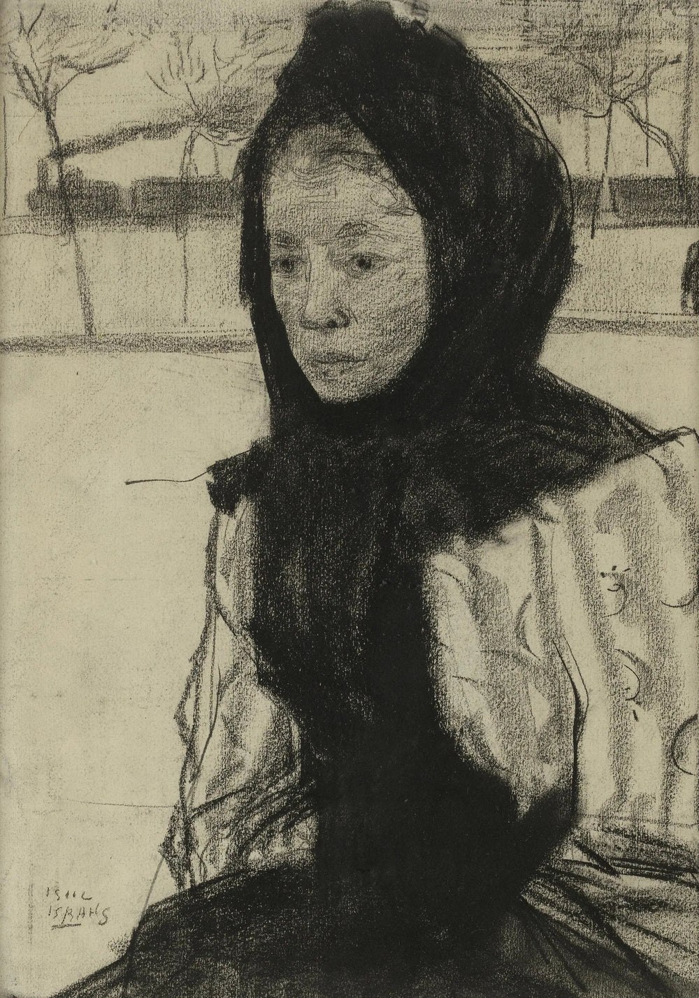 Femme portant un foulard - Isaac Israëls image 1 tableau peint à l’huile sur toile