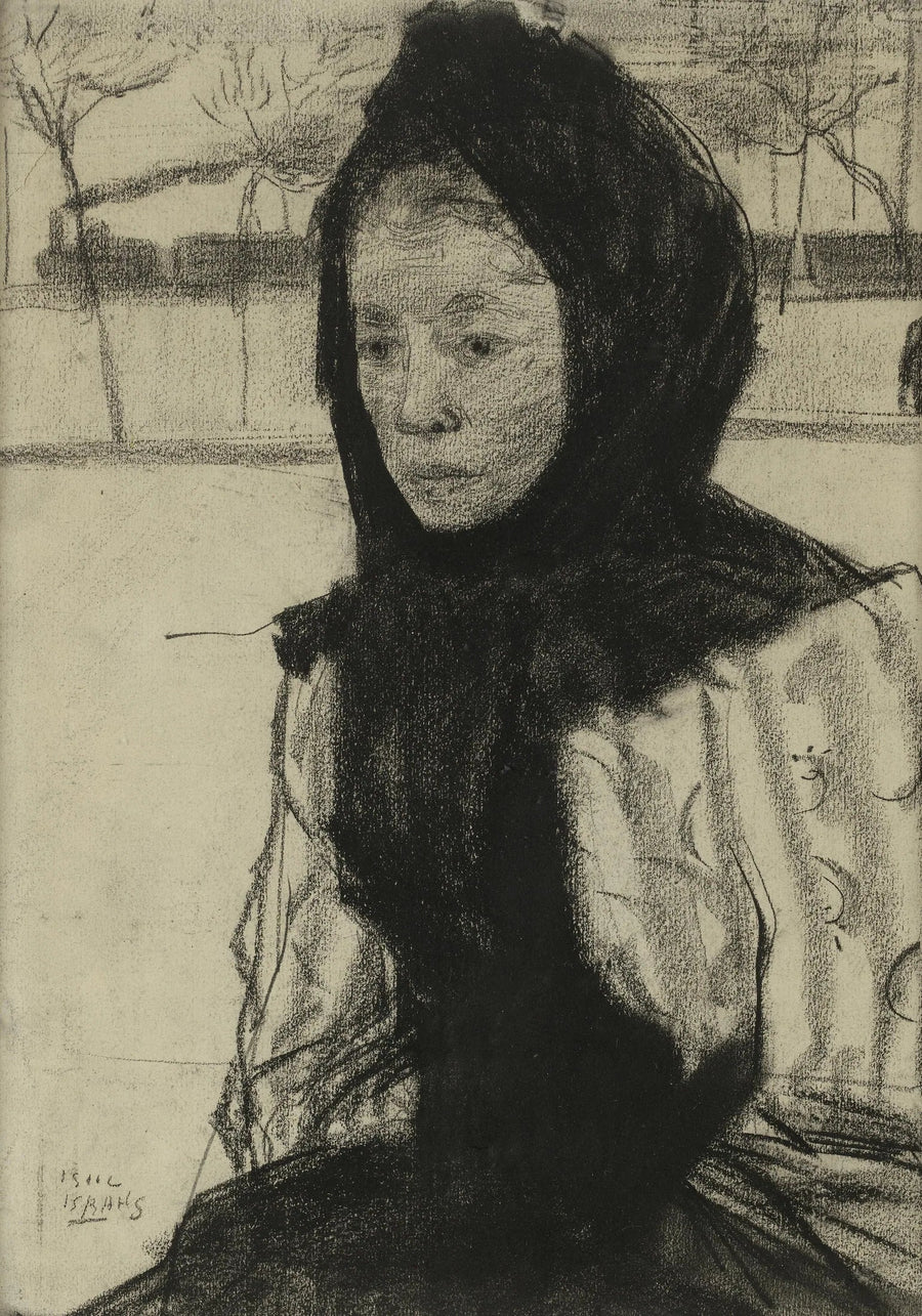 Kvinne med sjal - Isaac Israëls