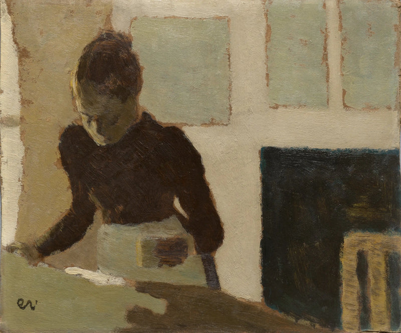 Kvinne som stryker - Édouard Vuillard
