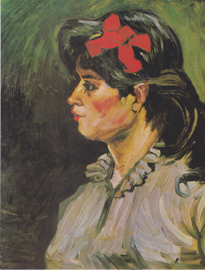 Kvinne med et rødt bånd - Vincent van Gogh