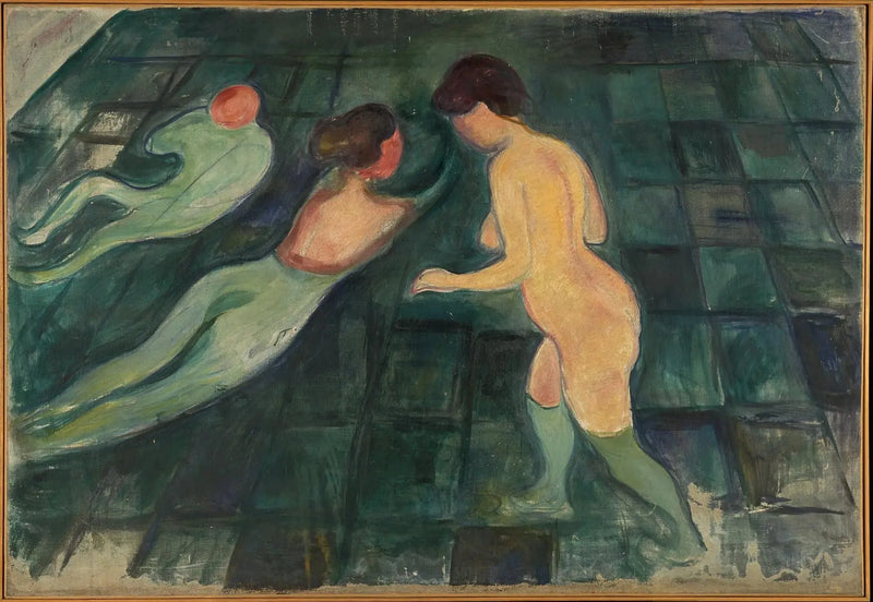 Kvinne som bader - Edvard Munch