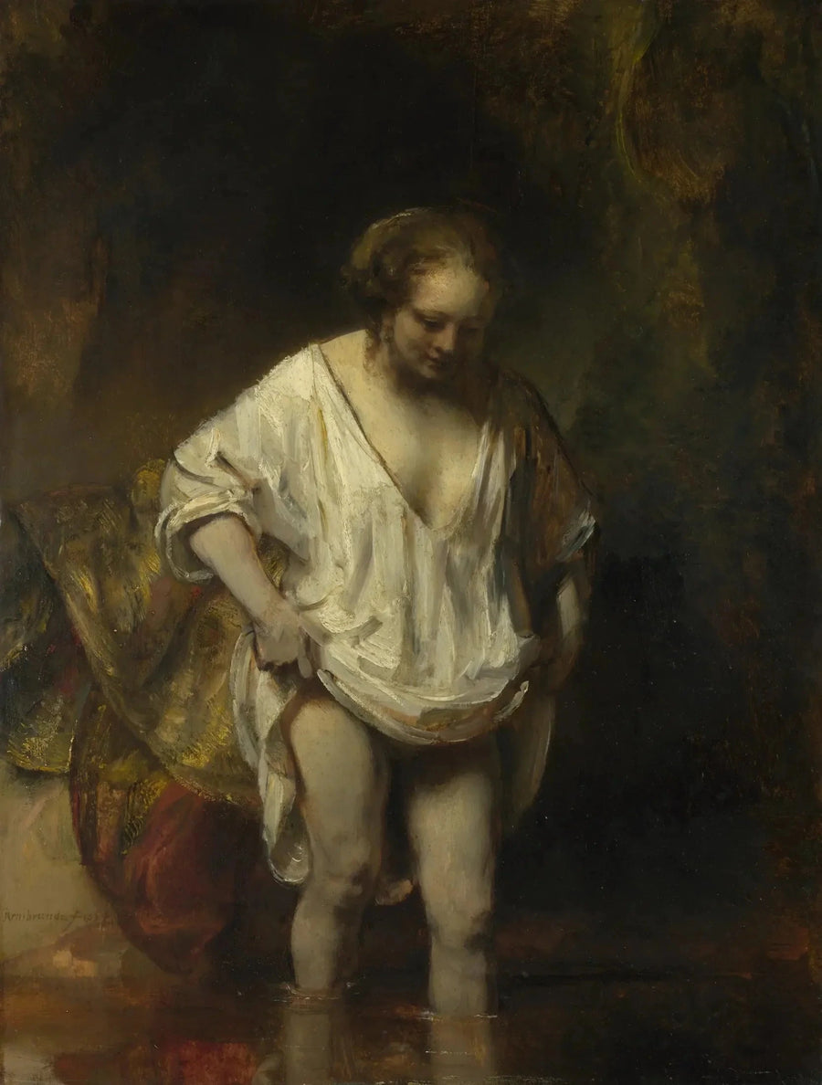 Badende kvinne - Rembrandt