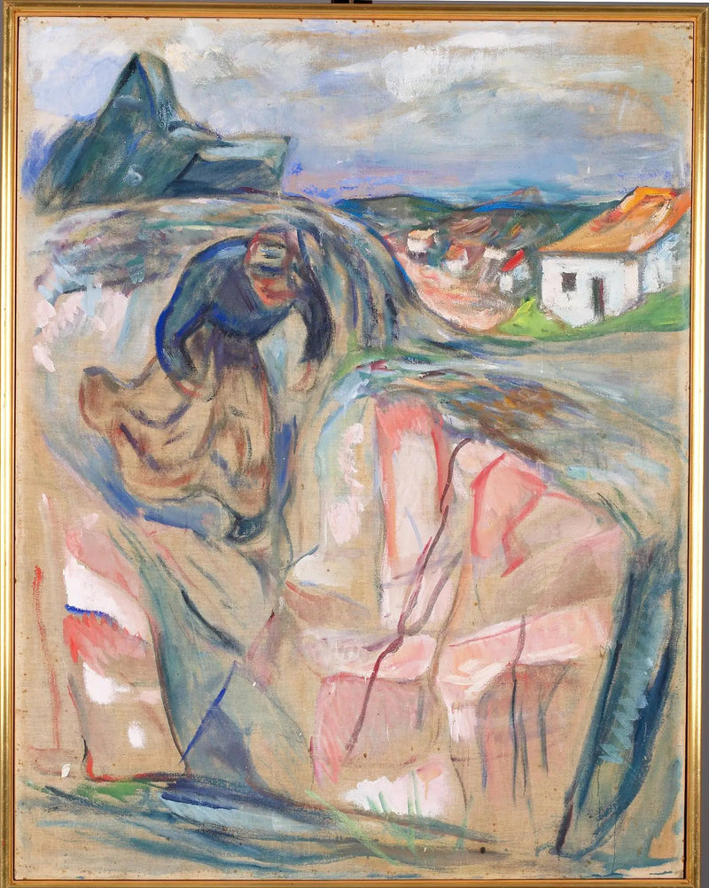 Kvinne som haster nedover - Edvard Munch