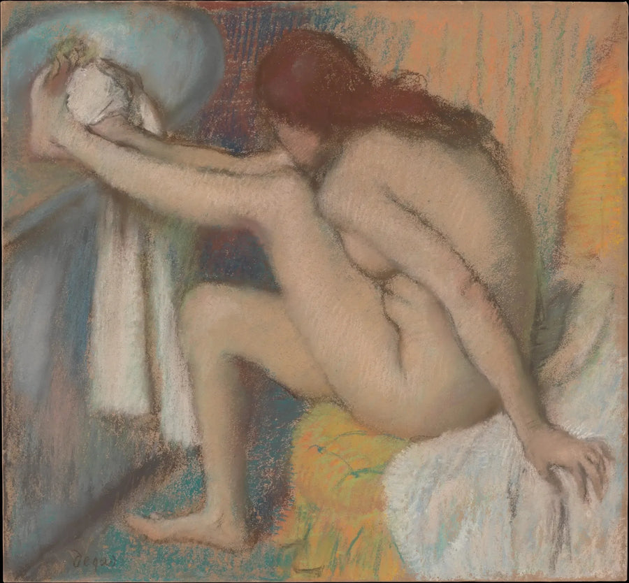 Kvinne som tørker føttene - Edgar Degas
