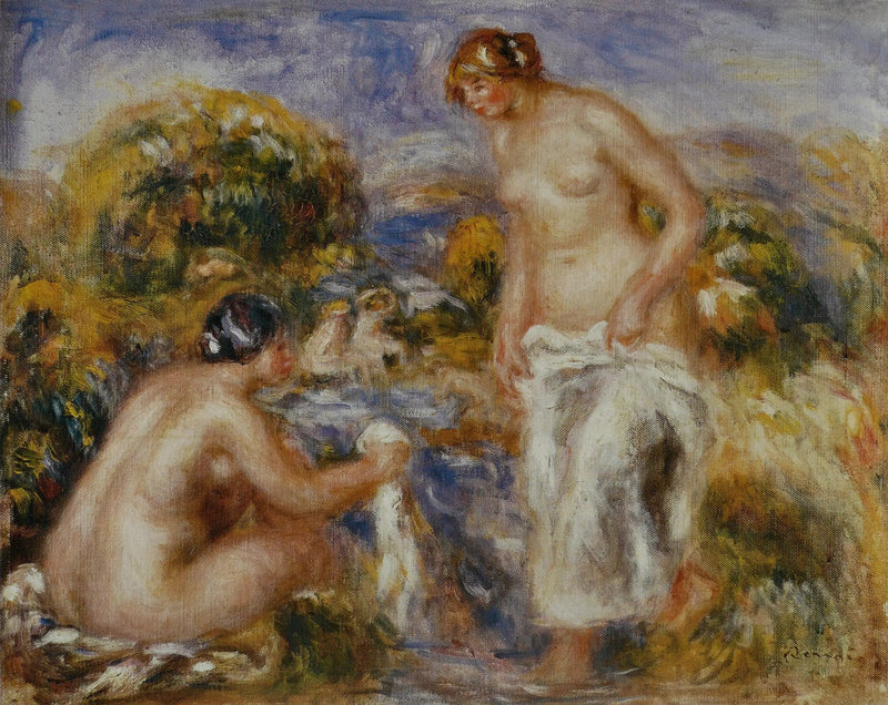 Kvinner i badet - Pierre-Auguste Renoir