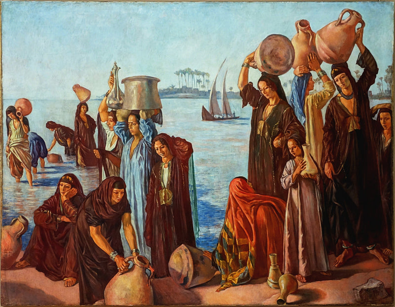 Kvinner ved Nilen - Émile Bernard