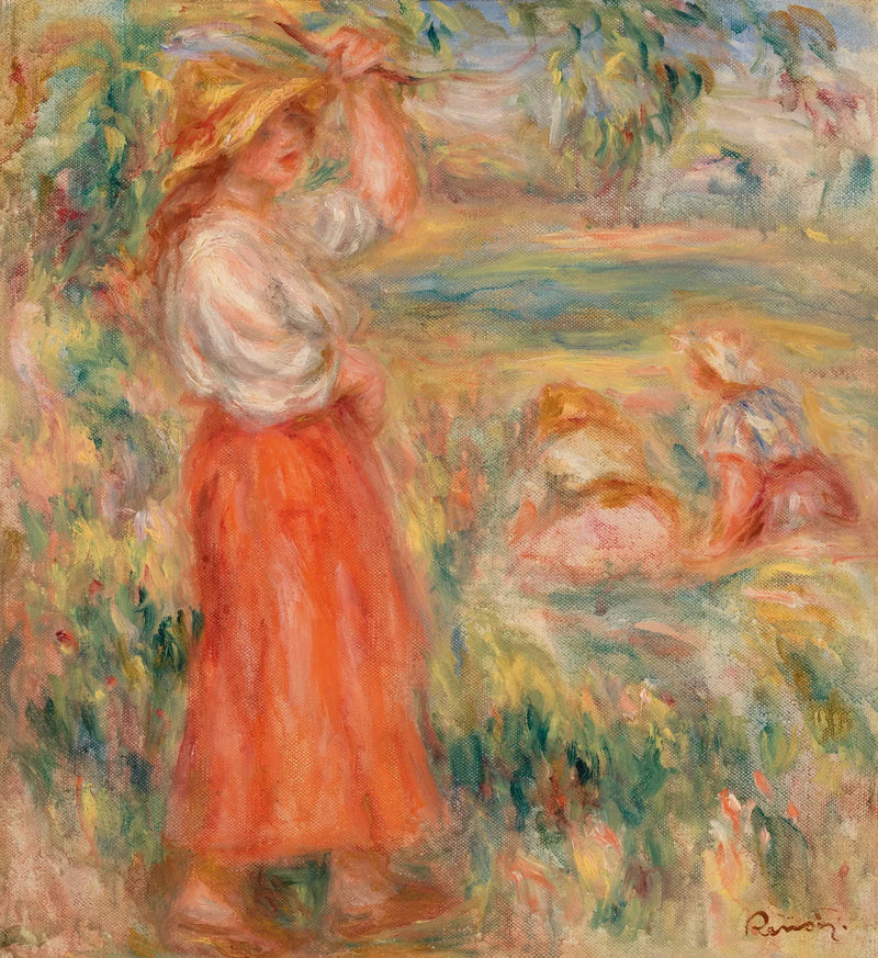 Kvinner på markene - Pierre-Auguste Renoir