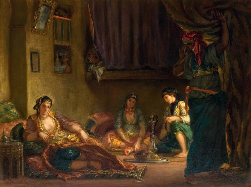 Algeriske kvinner i sitt indre - Eugène Delacroix