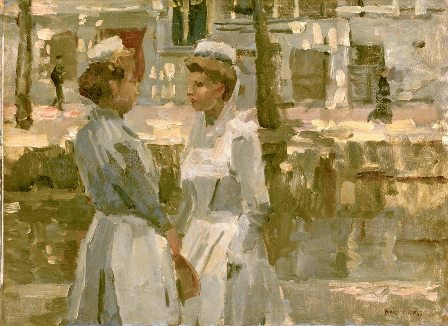 Amsterdam- rengjøringsdamer - Isaac Israëls