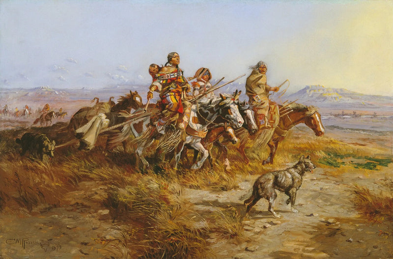 Indiske kvinner i bevegelse - Charles Marion Russell

Source:
Femmes indiennes en mouvement - Charles Marion Russell
