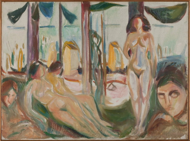 Nudes near the sea - Edvard Munch