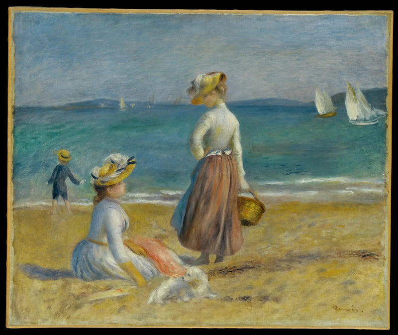 Kvinner på Stranden - Pierre-Auguste Renoir