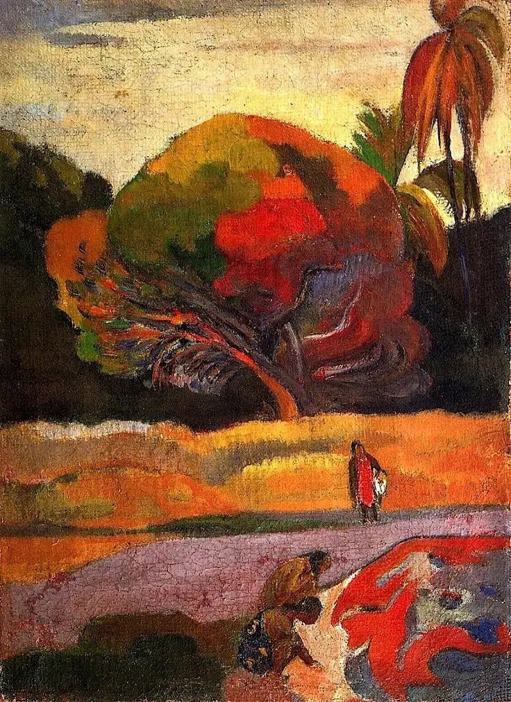 Tahitianske kvinner ved elvebredden - Paul Gauguin