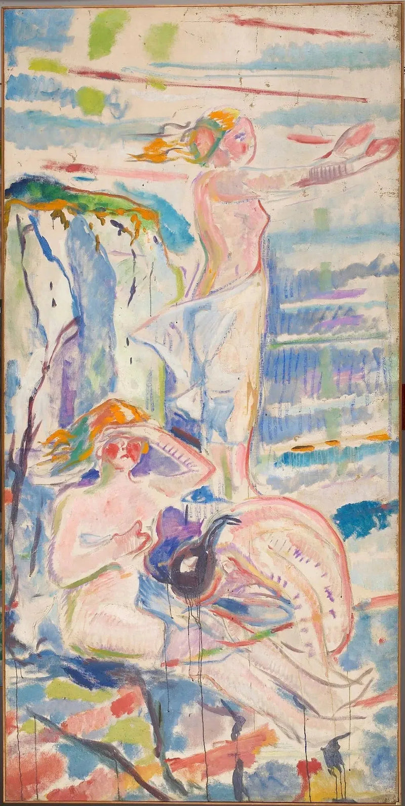 Kvinner vendt mot solen - Edvard Munch