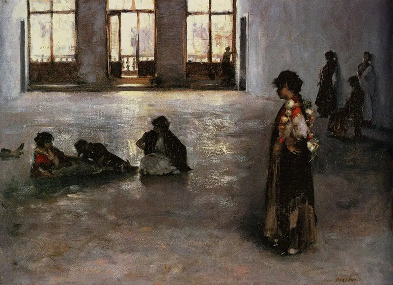 Venezia-kvinner i Rezzonico-palasset - John Singer Sargent