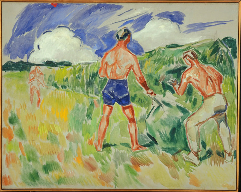 Høsting - Edvard Munch
