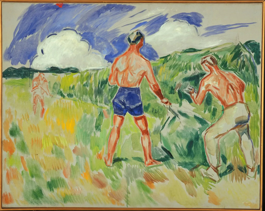 Høsting - Edvard Munch