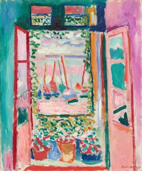 Åpen vindu, Collioure - Henri Matisse