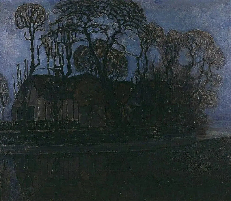 Kveld på Duivendrecht - Piet Mondrian