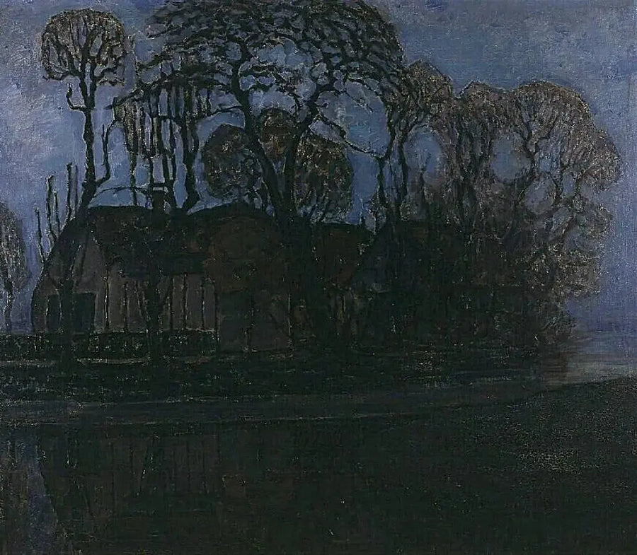Kveld på Duivendrecht - Piet Mondrian
