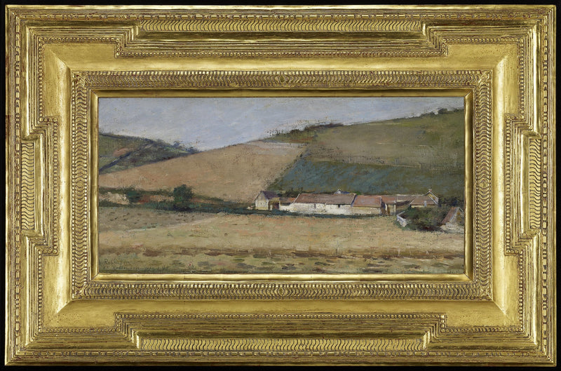 Lukket midt i åsene, Giverny - Theodore Robinson