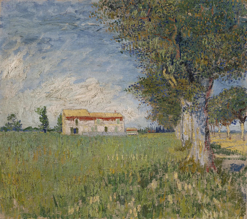 Gård i en hveteåker - Vincent van Gogh