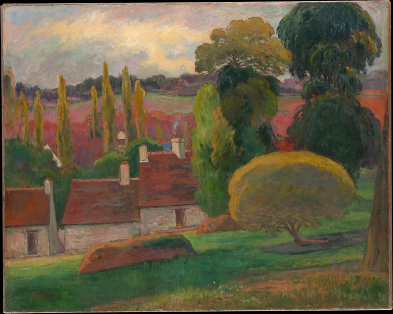 Gård i Bretagne I - Paul Gauguin