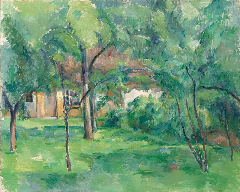 Gård i Normandie, sommer (Hattenville) - Paul Cézanne