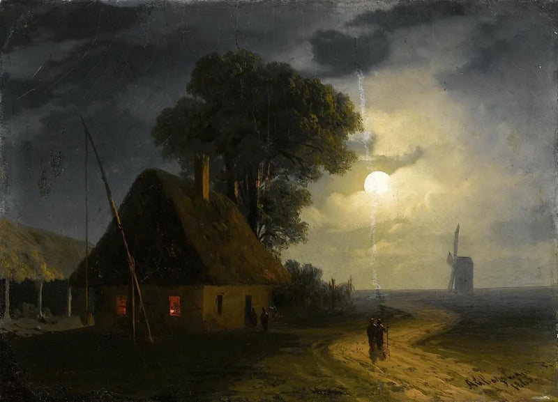Lukket gård og vindmølle under måneskinn - Ivan Aïvazovski

Source:
Ferme et moulin au clair de lune - Ivan Aïvazovski